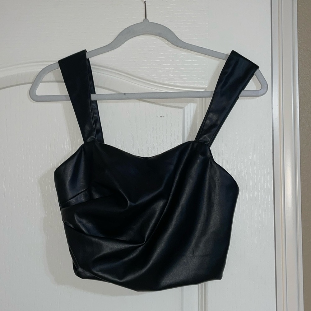 DO+BE leather tank top